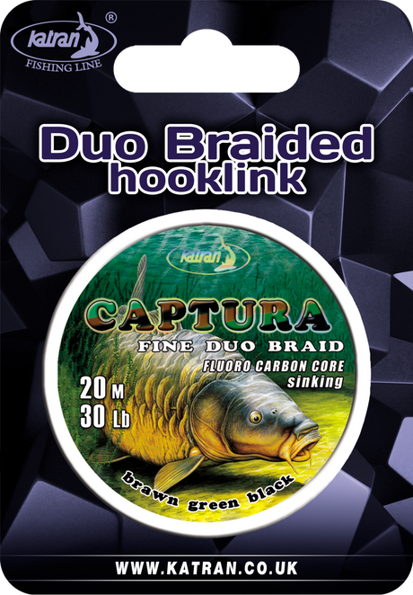 Tresse Katran Duo Hooklink Catch 30 lb 20 m