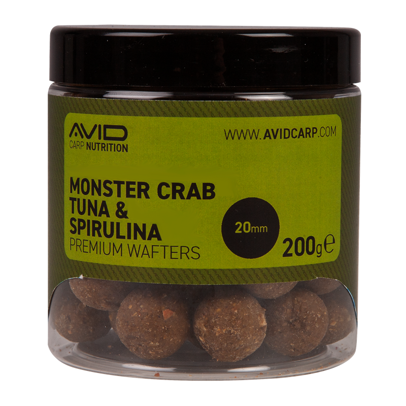 Wafters Avid Carp Premium Monster Crab Thon et spiruline 20 mm