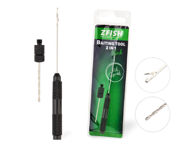 Aguja y taladro Zfish Negro - Tienda Carpfishing