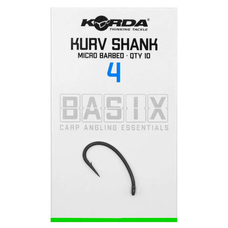 Anzuelos Korda Basix Kurv Shank - Tienda Carpfishing