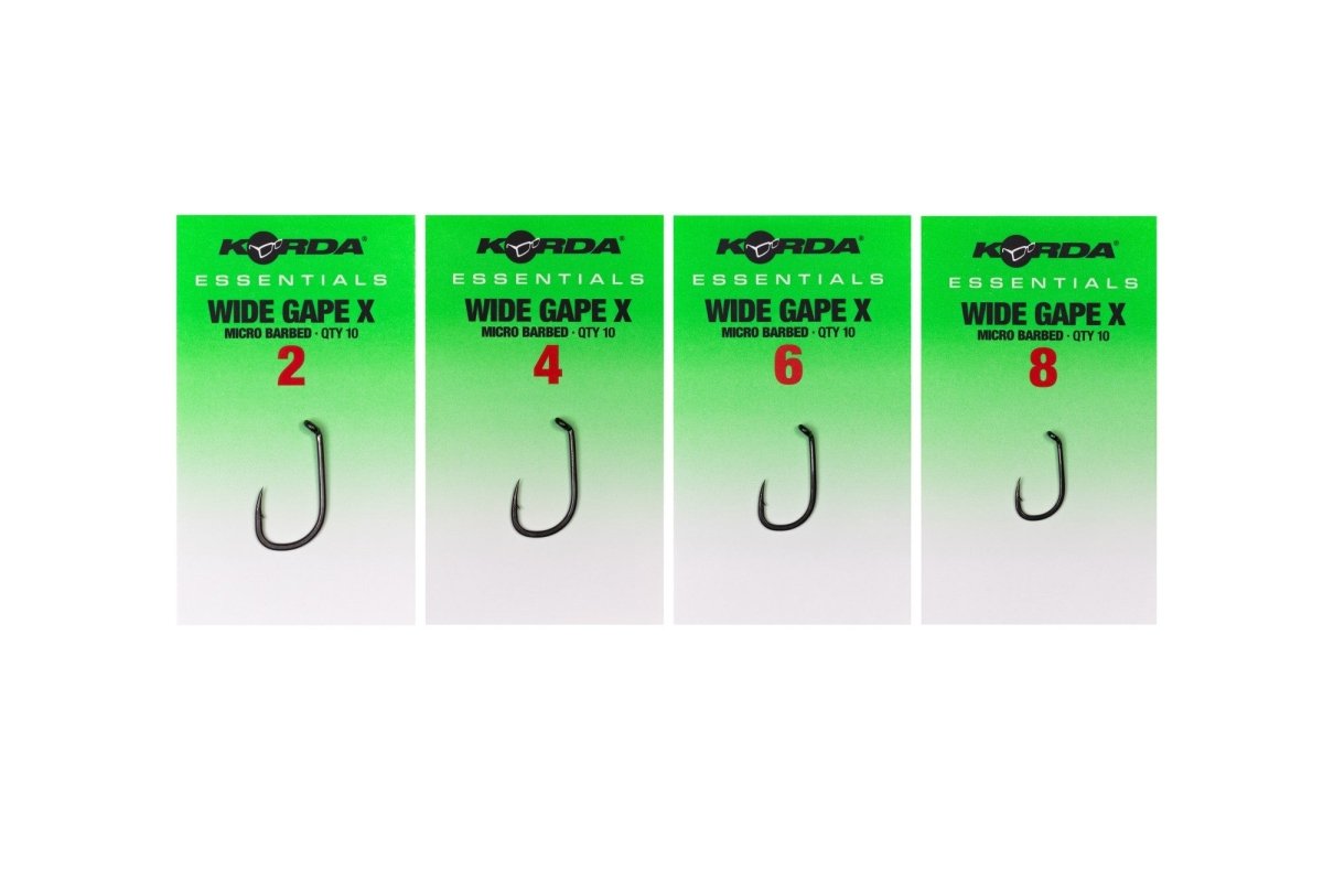 Anzuelos Korda Essentials Wide Gape X - Tienda Carpfishing