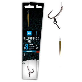 Anzuelos montados Nash Fluoro D - Rig - Tienda Carpfishing
