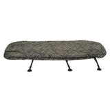 Bed Chair con saco de dormir Trakker RLX Camo 6 patas - Tienda Carpfishing