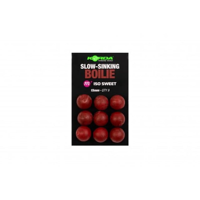 Boilies Slow Sinking Korda ISO Sweet 15 mm - Tienda Carpfishing