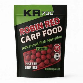 Boilies Solubles Krom Quality KR700 Robin Red 20 mm 800G - Tienda Carpfishing