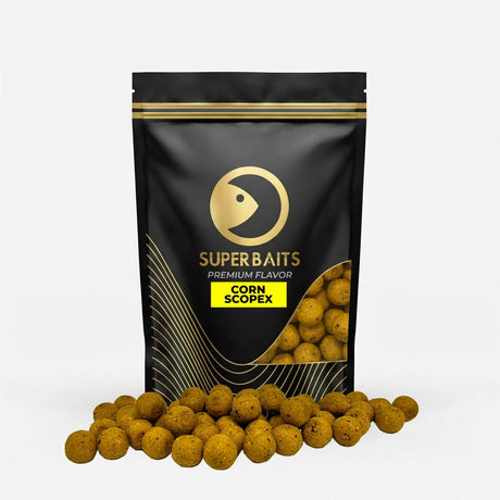 Boilies Superbaits Corn Scopex 20 mm - Tienda Carpfishing