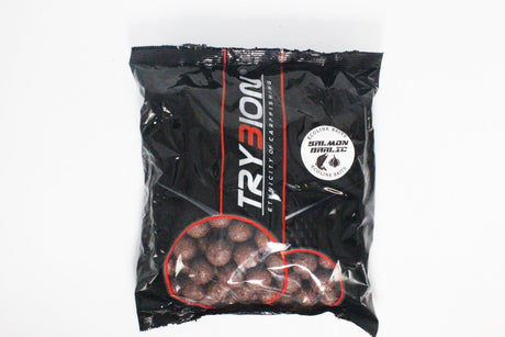Boilies Trybion Salmon Garlic 1 Kg - 20 mm - Tienda Carpfishing