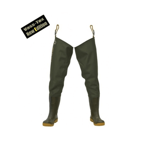 Botas altas Vass 700 - 60E Nova Series Thigh Verde - Tienda Carpfishing