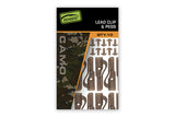 Material de montaje Fox Edges Camo Lead Clip + Pegs
