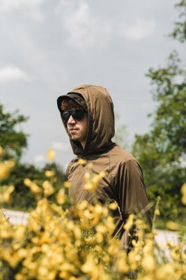 Camiseta técnica Korda UPF Dark Khaki - Tienda Carpfishing