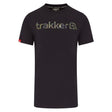 Camiseta Trakker CR Logo negra - Tienda Carpfishing