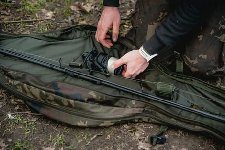 Cañero 2 cañas 12 pies Nash Subterfuge Soft Protect - Tienda Carpfishing