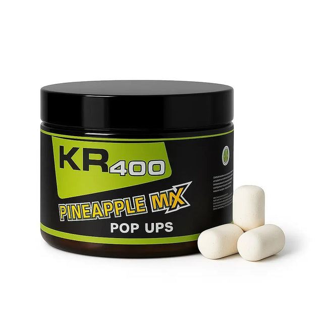 Dumbells Pop Ups Krom Quality KR400 Pineapple Max White - Tienda Carpfishing
