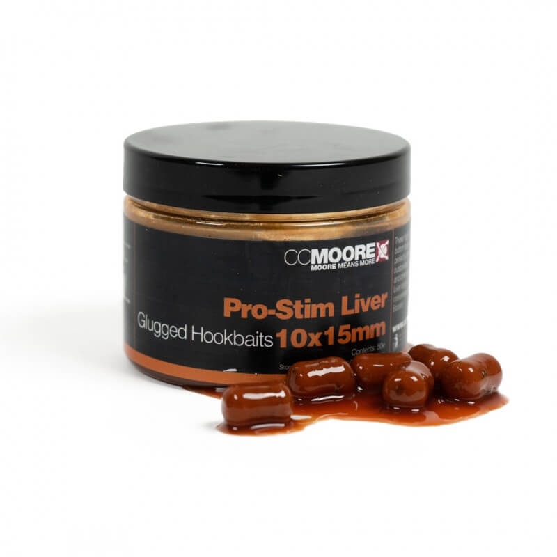 Glugged Hook Baits Dumbells Ccmoore Pro - Stim Liver 15x18 mm - Tienda Carpfishing