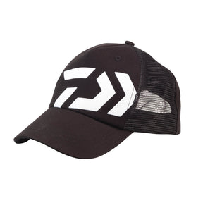Gorra Daiwa Trucker Negra/Blanca - Tienda Carpfishing