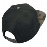 Gorra Vass VB691 Peak Negra - Gris Camo - Tienda Carpfishing