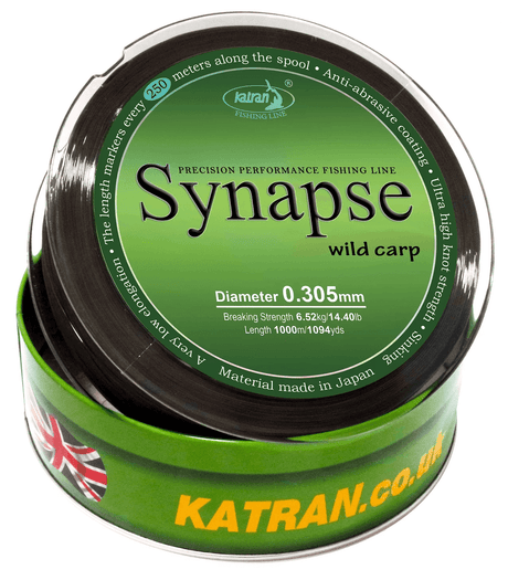 Hilo Katran Synapse Wild Carp 0,30 mm 1000 m - Tienda Carpfishing