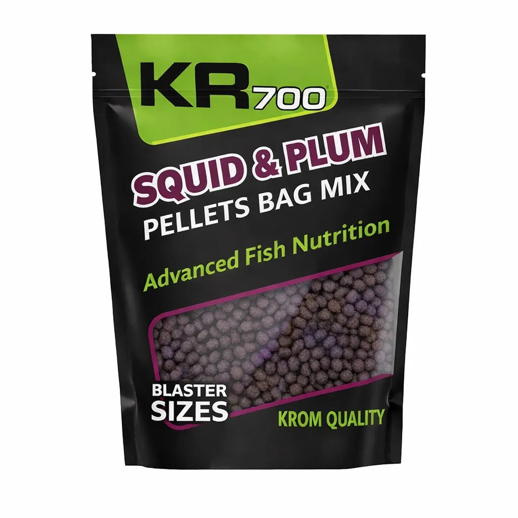 mélanger Pellets Krom Quality KR500 Squid & Plum 4,5MM 800G