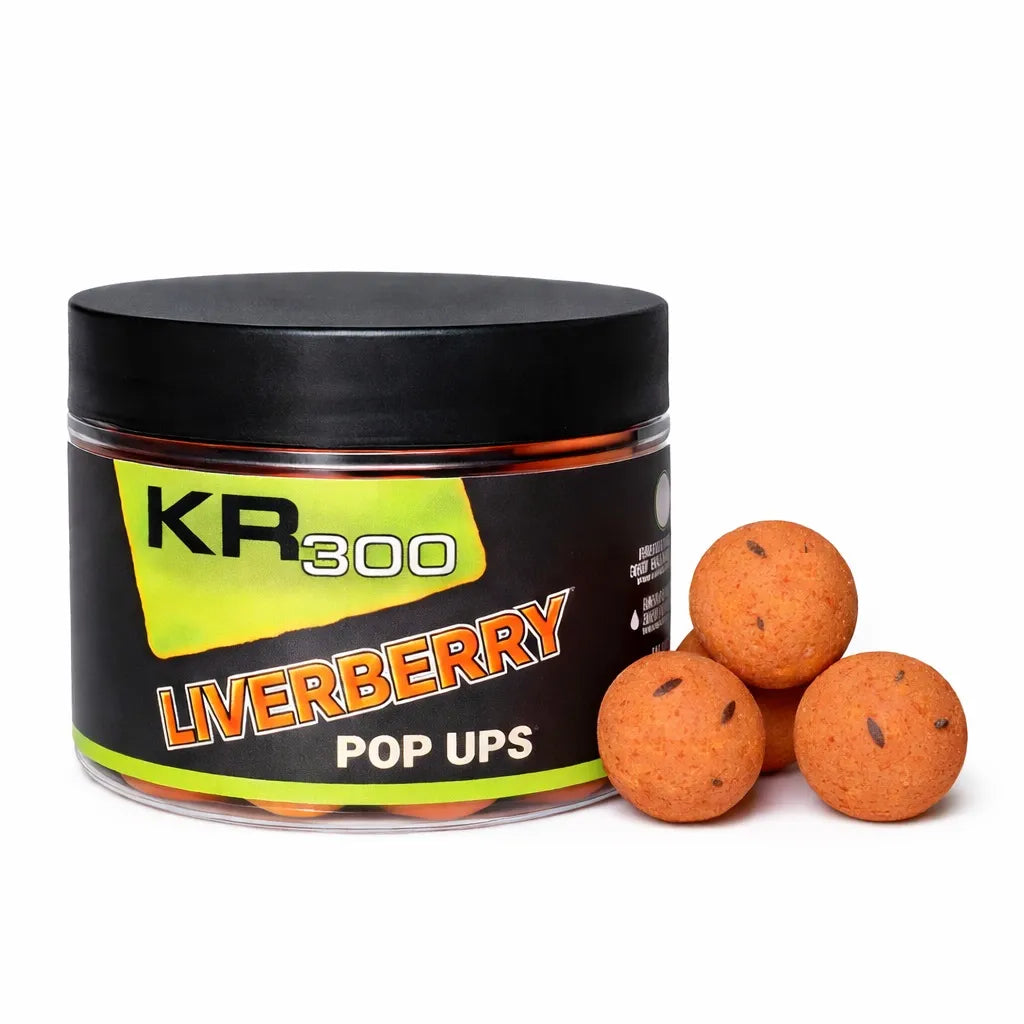 Pop Ups Krom Quality KR300 LiverBerry Nourriture pour oiseaux 15mm