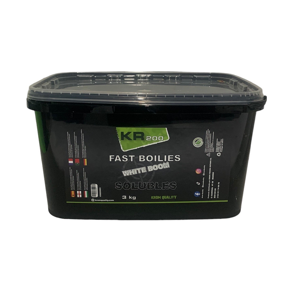 Bouillette Soluble Krom Quality KR200 White Boom 20mm 3KG