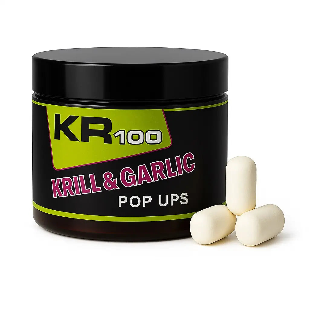 Dumbells Pop Ups Krom Quality KR100 Krill blanc Garlic