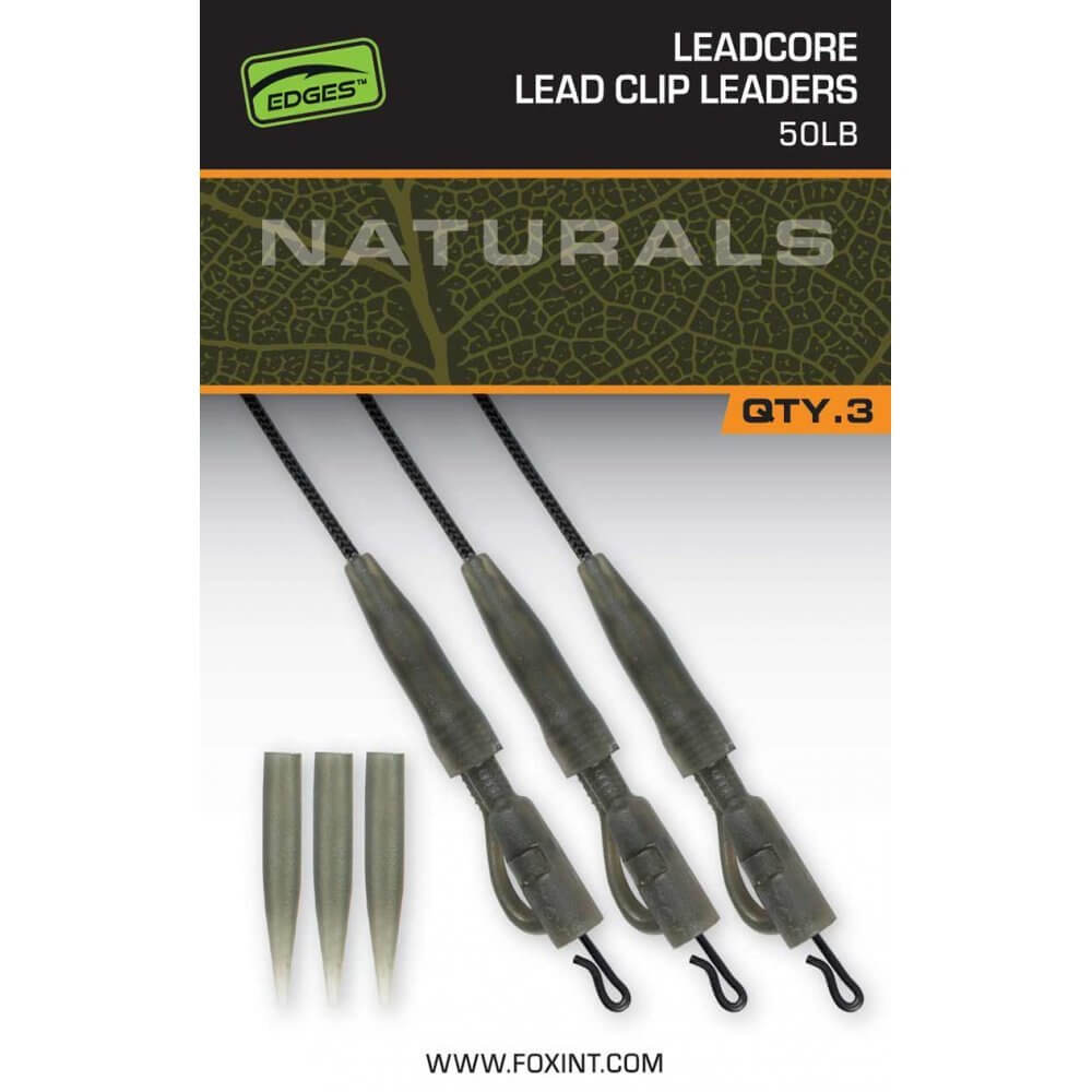 Leadcore Lead Clip Leaders Fox 50 lb - Tienda Carpfishing