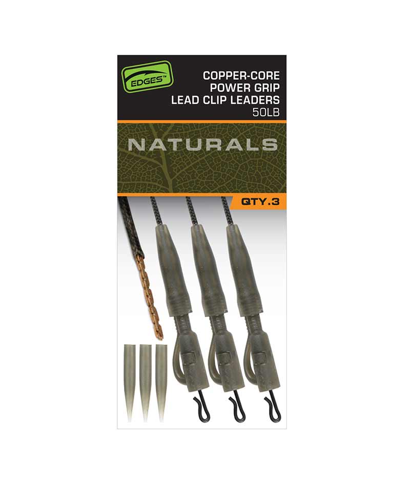 Leadcore Lead Clip Leaders Fox Edges Copper Core 50 lb - Tienda Carpfishing