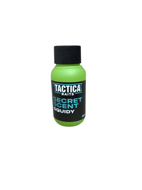 Líquido Tactica Baits Secret Scent Squidy 50 ml - Tienda Carpfishing