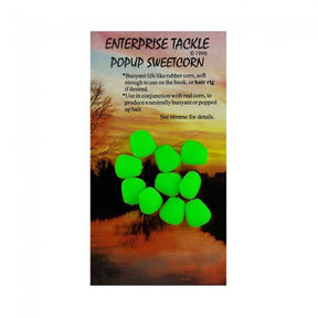 Maiz flotante Enterprise Pop Up Sweetcorn Verde Fluor - Tienda Carpfishing