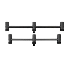 Pack 2 Buzz bars ajustables Fox Black Label Carbon 3 cañas 22 - 25 cm - Tienda Carpfishing