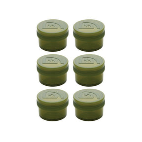 Pack de 6 botes para cebos Trakker M - Tienda Carpfishing
