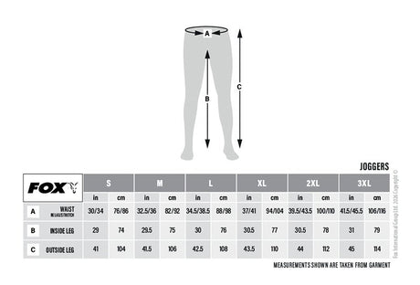 Pantalón Fox Classic Joggers Negro y Naranja - Tienda Carpfishing