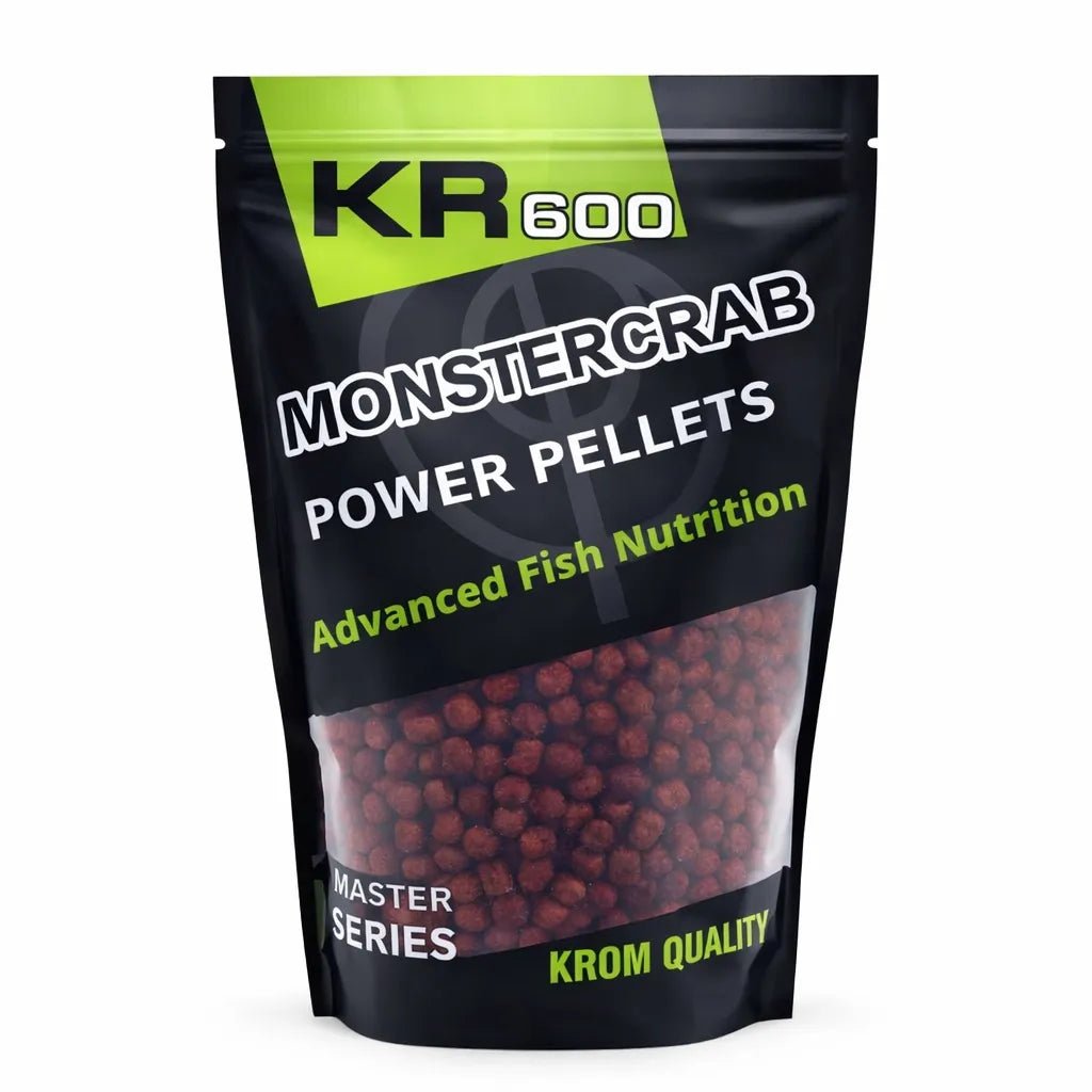 Pellets Krom Quality KR600 Power Monster Crab 8MM 800G - Tienda Carpfishing