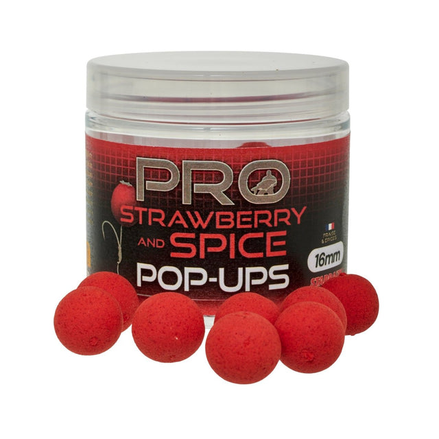 Pop ups Starbaits Strawberry Spice 16 mm - Tienda Carpfishing