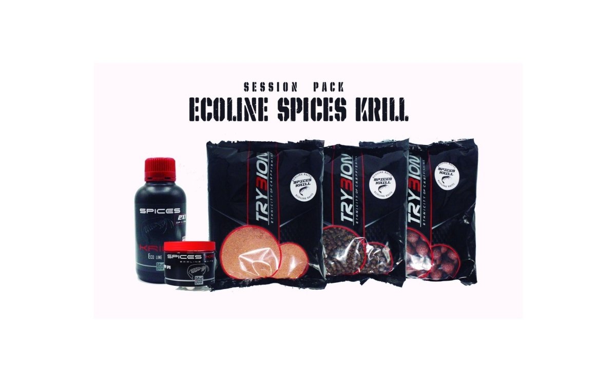 Session Pack Trybion Ecoline Spices Krill - Tienda Carpfishing
