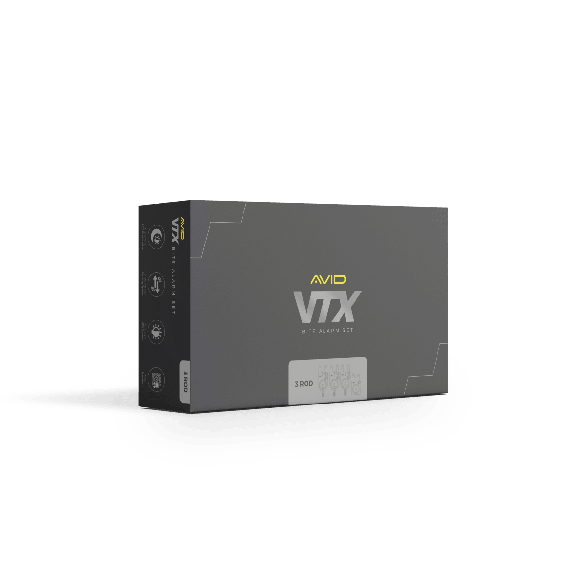 Set de alarmas 3+1 Avid Carp VTX - Tienda Carpfishing