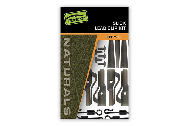 Set Lead Clip Fox Edges Slick Naturals - Tienda Carpfishing