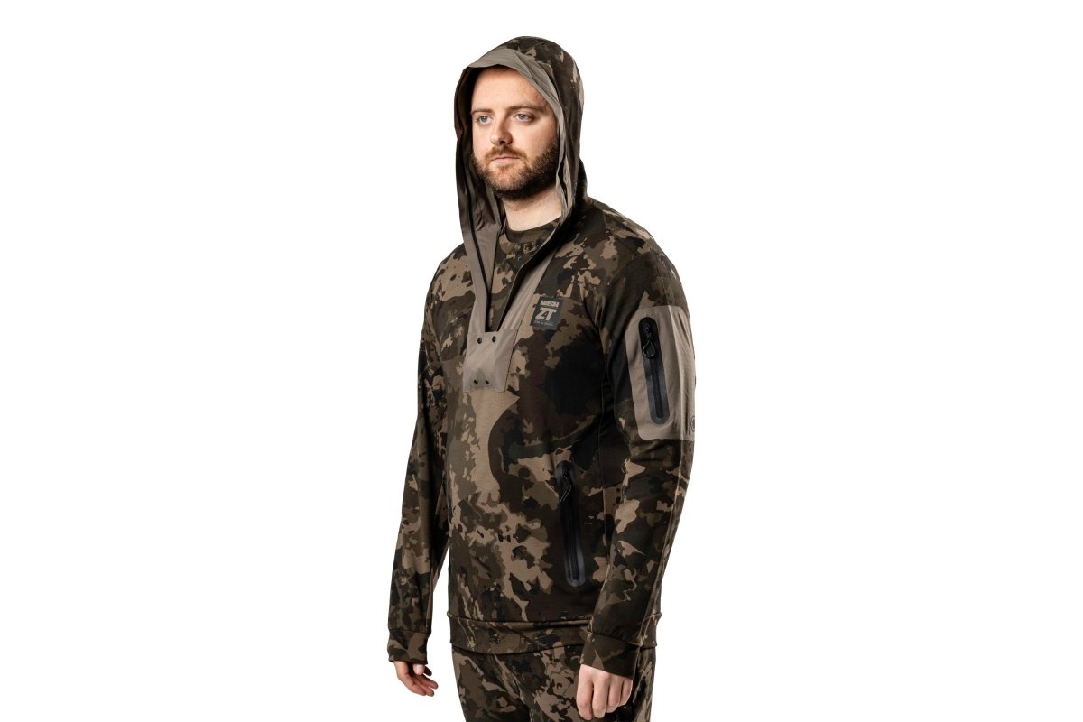 Sudadera Nash ZT Lite Luxe Camo con capucha - Tienda Carpfishing