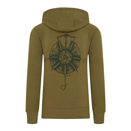 Sudadera Trakker Tempest caqui con capucha - Tienda Carpfishing