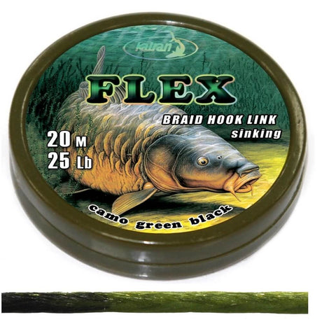 Trenzado Katran Coated Hooklink Flex 25 lb 20 m - Tienda Carpfishing