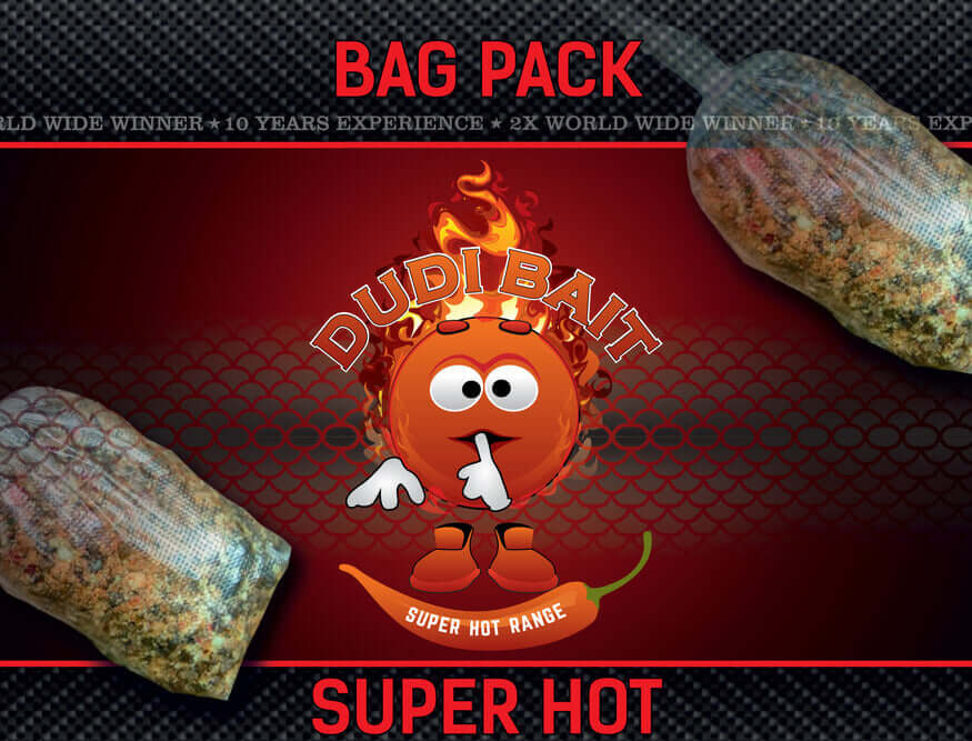 Bag Pack Mix Dudi Bait Super Hot 2,5 Kg 1