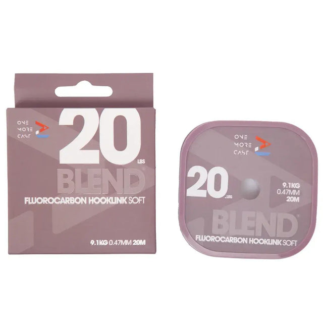 Fluorocarbono OMC Blend Hooklink Soft 20 Ib 20 m