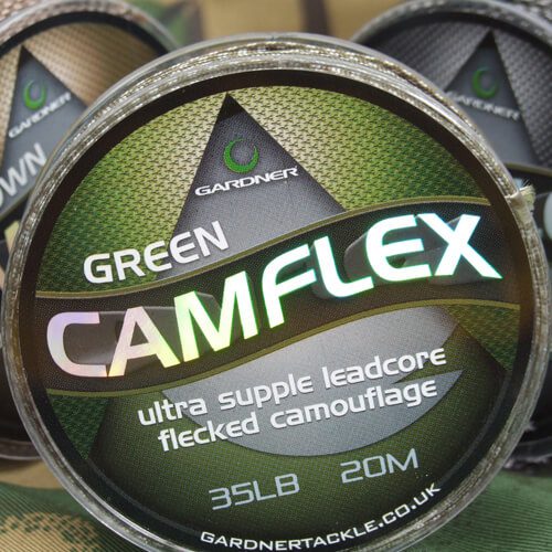 Leadcore Gardner Camflex Verde 35 lb 20 metros