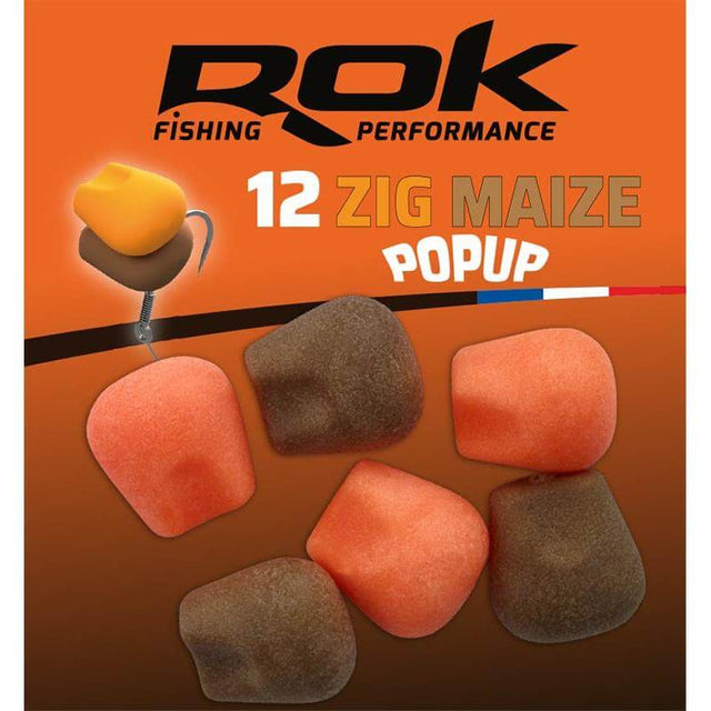 Maiz Zig Pop Up Rok Fishing Naranja Marron