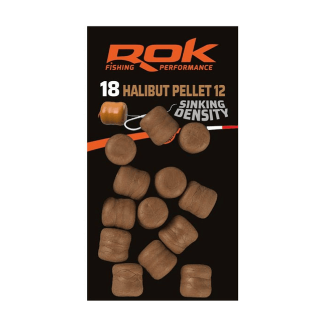 Pellets Rok Fishing Sinking Density Hallibut Marron