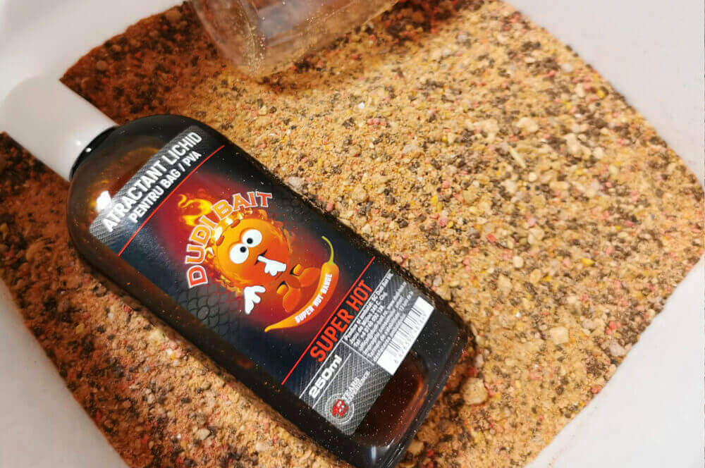 Bag Pack Mix Dudi Bait Super Hot 2,5 kg - Tienda Carpfishing