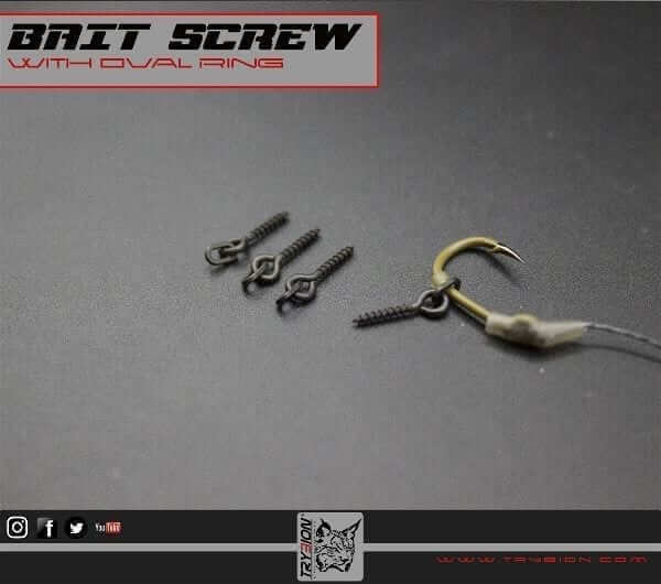 Bait Screw con anilla 8 mm Trybion - Tienda Carpfishing