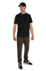 Camiseta Fox Collection T Negra y Naranja - Tienda Carpfishing