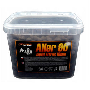 Cubo Massive Baits Boilies Aller 90 Squid Citrus 5 Kg - 18 mm - Tienda Carpfishing