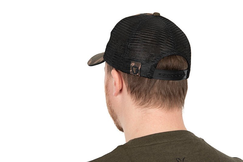 Gorra Fox Trucker Camo de red - Tienda Carpfishing